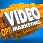 Video Marketing. Wordcloud Concept.